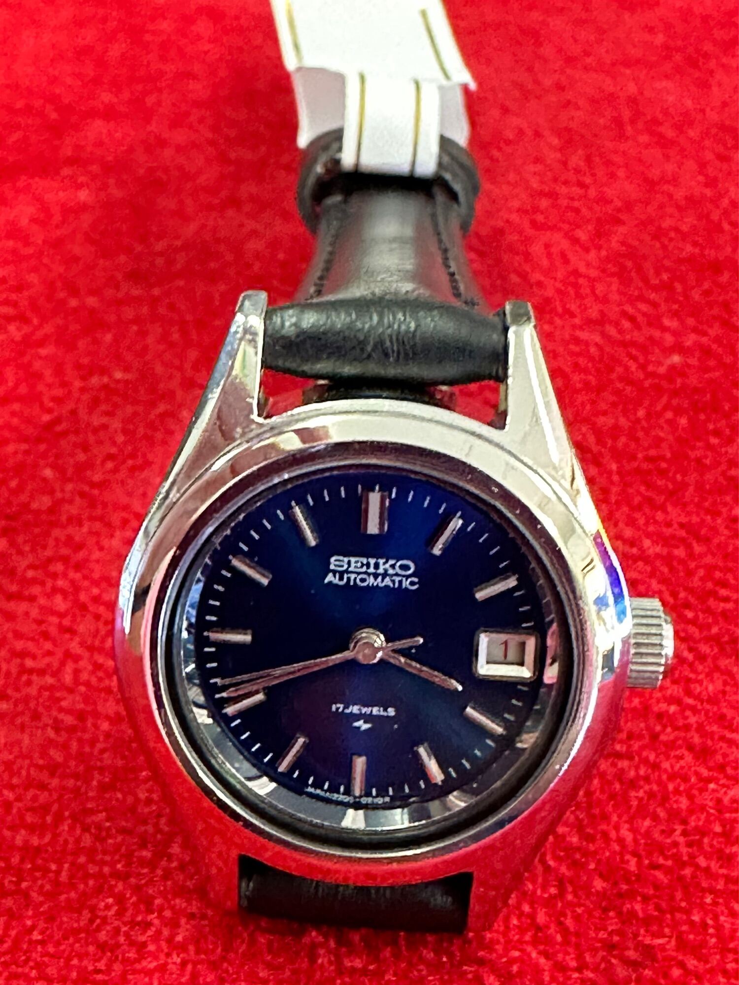 SEIKO Automatic 17 Jewels ตัวเรือนสแตนเลส นาฬิกาผู้หญิง มือสองของแท้ ...