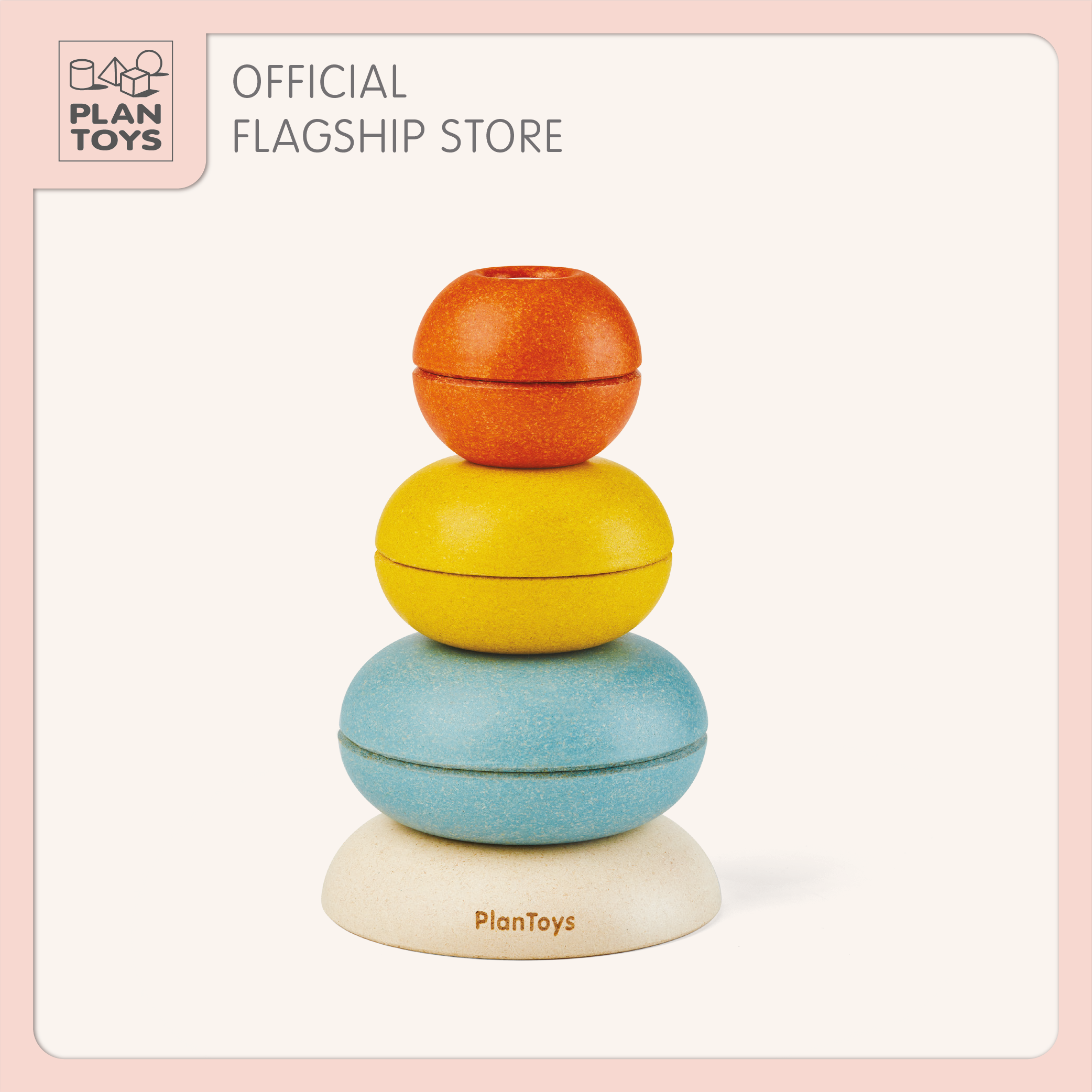 ของเล่นไม้ Stacking Ring - Cups วงแหวนเรียงซ้อน - ถ้วย เสริมพัฒนาการ สำหรับเด็กอายุ 12 เดือน ขึ้นไป ราคา 600 บาท*ส่งฟรี