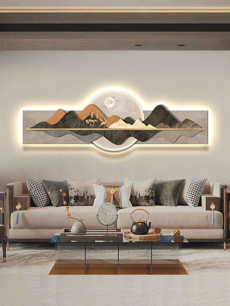 [XIANGTUYIN | LED Wall Art with Back Support for Living Room High-end Horizontal Hanging Decor,XIANGTUYIN | LED Wall Art with Back Support for Living Room High-end Horizontal Hanging Decor,] ราคา 3,204 บาท*ส่งฟรี