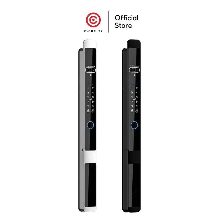 C-CURITY DMB6001B 3D Face Recognition Digital Door Lock for Sliding Door with Insect Screens and IP65 Waterproof Exterior: Excluding Installation Service ราคา 12,400 บาท*ส่งฟรี