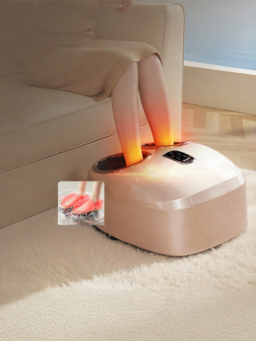 ผลิตภัณฑ์ความงามและการดูแลผิว Supor | Automatic Heating Foot Bath Massager