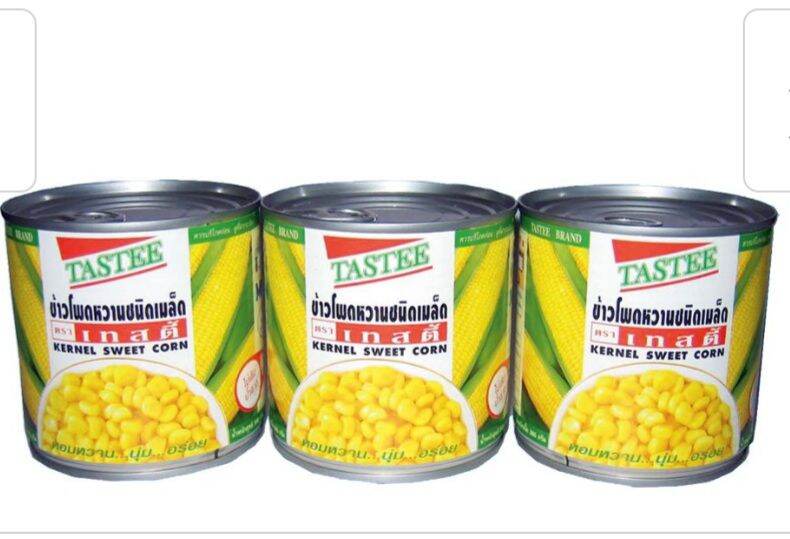 เทสตี้ ข้าวโพดหวาน ชนิดเมล็ด 340 กรัม (3 กระป๋อง) Tastee Sweet Corn 340 g (3 cans)