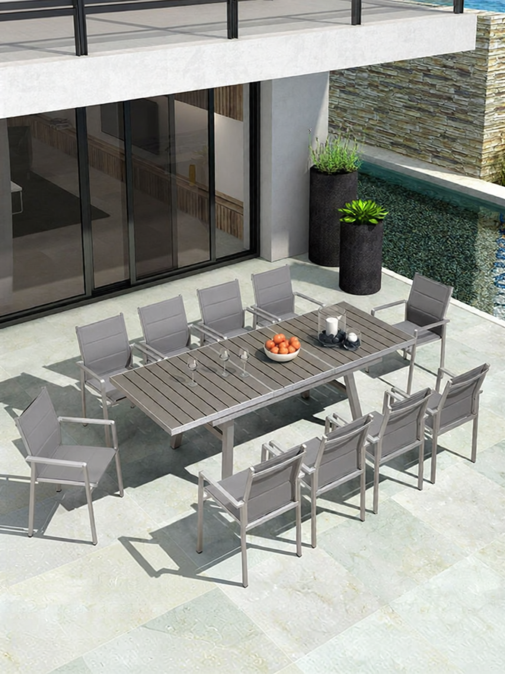 ST MIRREN | Extendable Outdoor Dining Table - รูปที่ 1