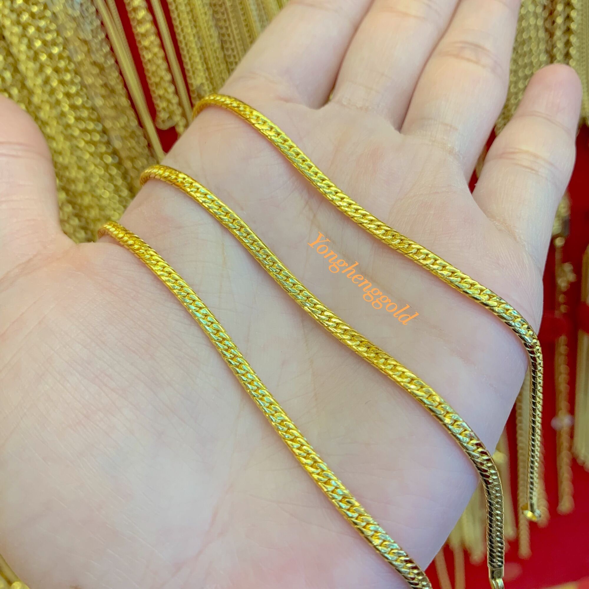 สร้อยข้อมือทอง2สลึง YHGOLD ลายบิดนูนตัน ทองคำแท้96.5%ขายได้จำนำได้