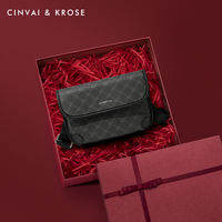 CinvaiKrose | กระเป๋าสะพายไหล่สำหรับผู้ชายที่พกพาได้และแฟชั่น