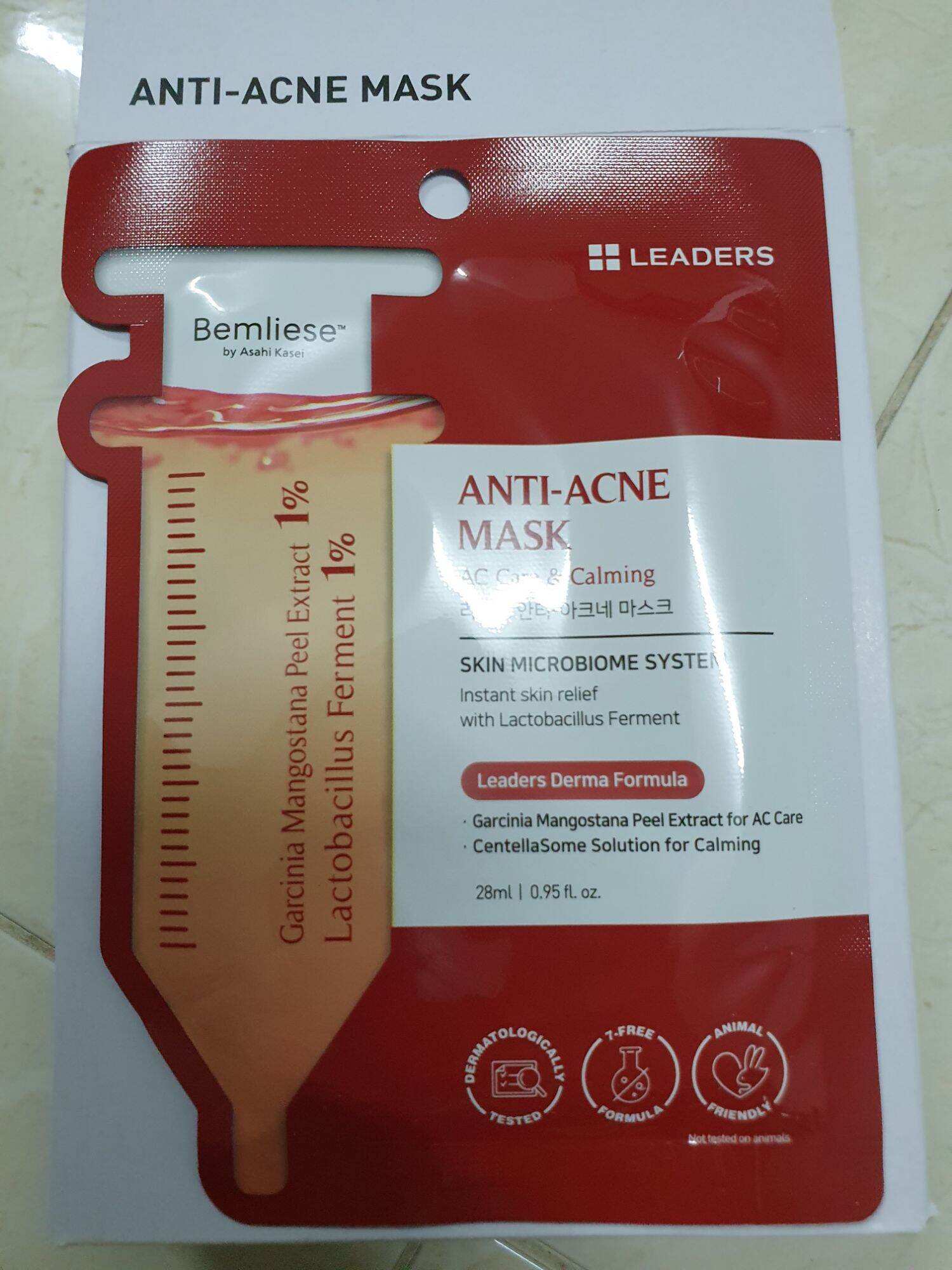 [แพ็ค10/แผ่น] Leaders mask (ทุกสูตร) Regeneration mask /Bright mask