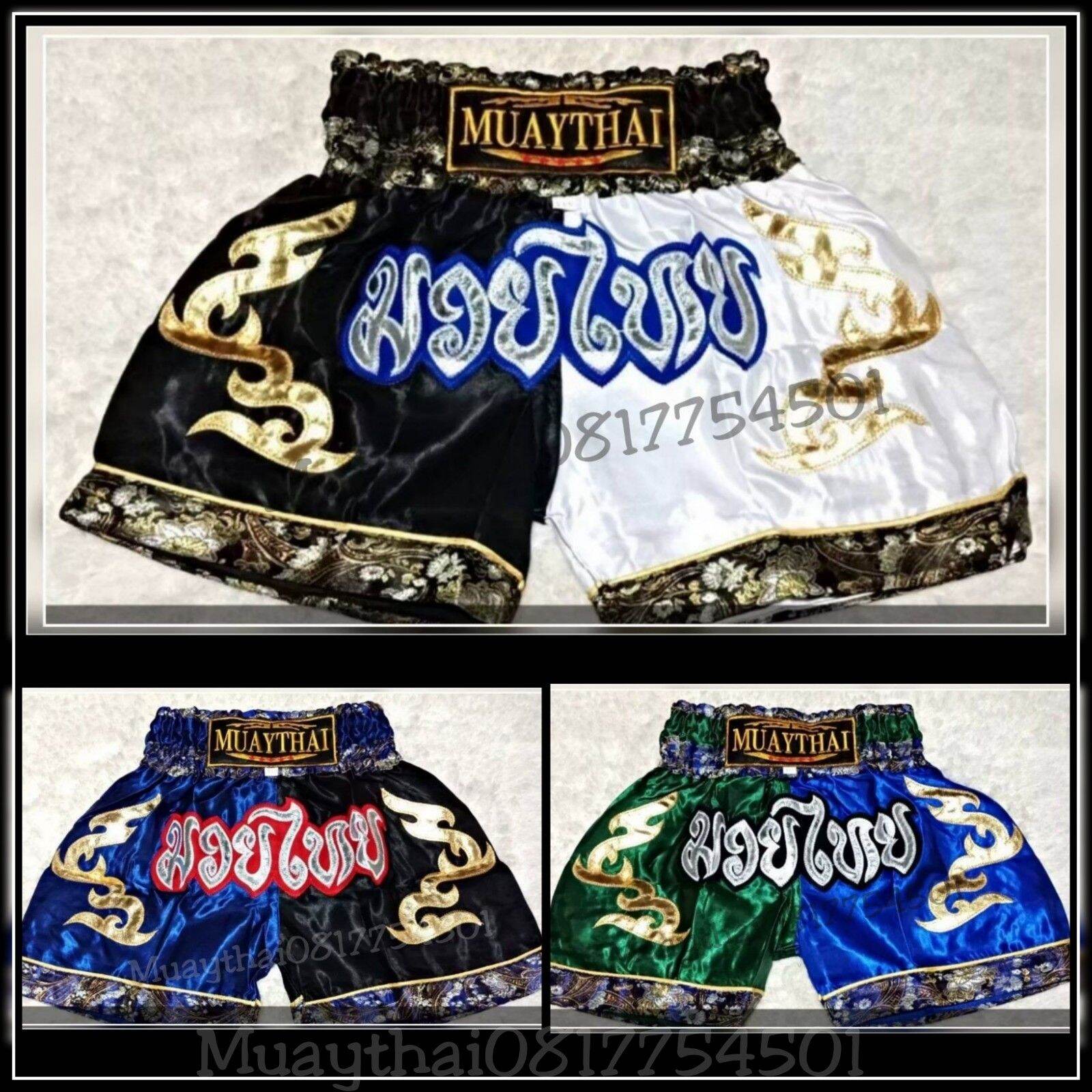 กางเกงมวยไทย สำหรับผู้ใหญ่ สลับสี muaythai0817754501