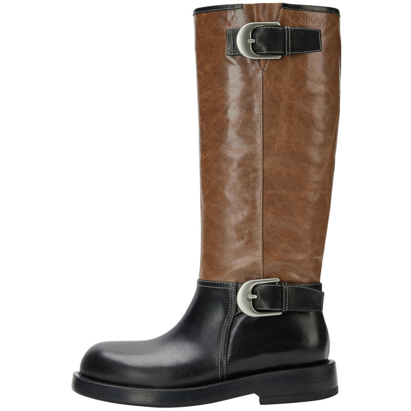 NOOWALORDE | Slimming Height-increasing Retro Stylish Ankle Boots ราคา 11,336 บาท*ส่งฟรี