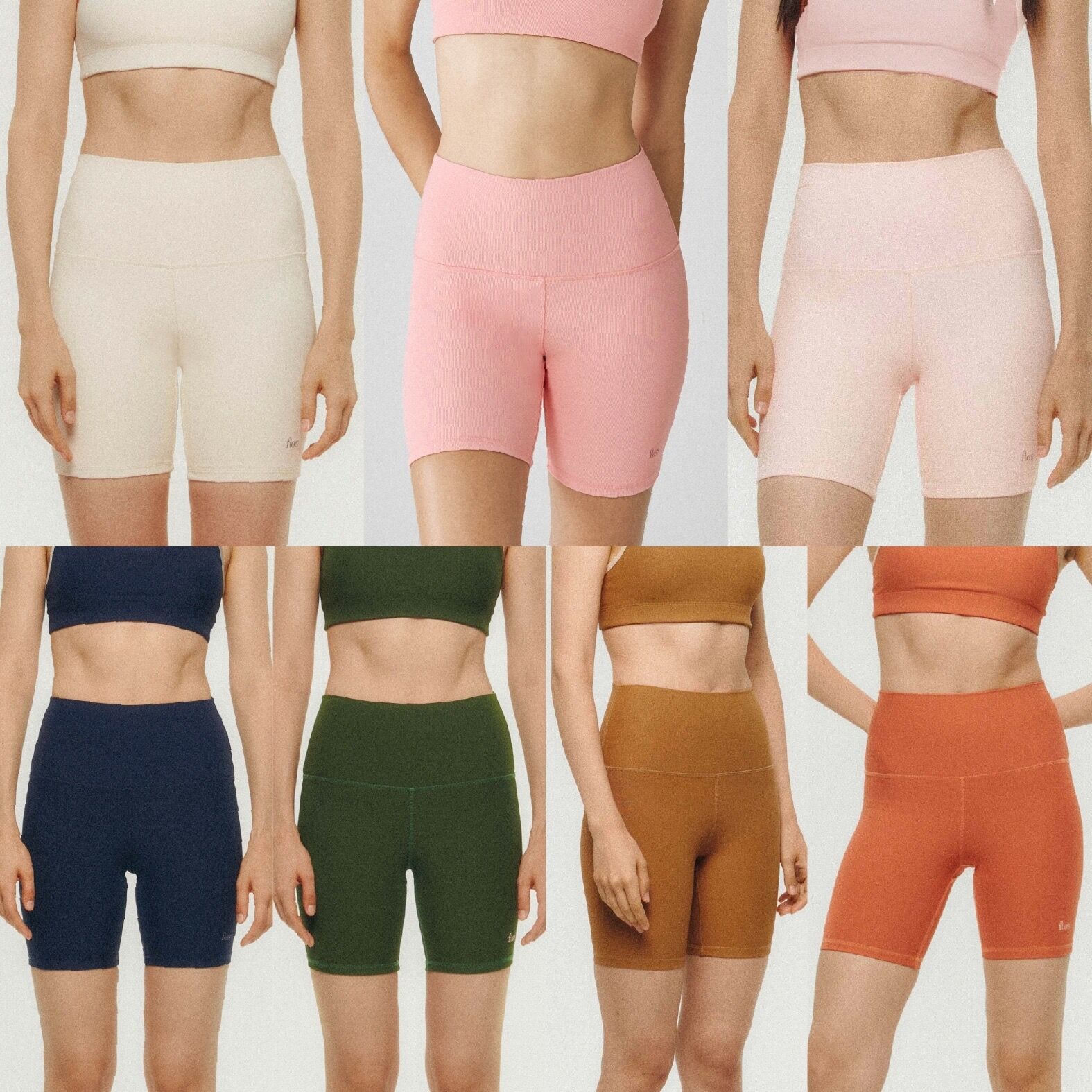 Holly Ribbed Biker Shorts - The Flos Club ราคา 1,250 บาท*ส่งฟรี