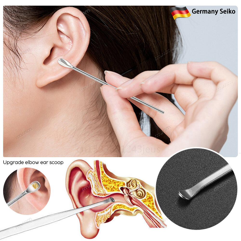 ชุดทำความสะอาดหู earpick EAR WAX Remover ช้อนหู curette ทำความสะอาดหู ...