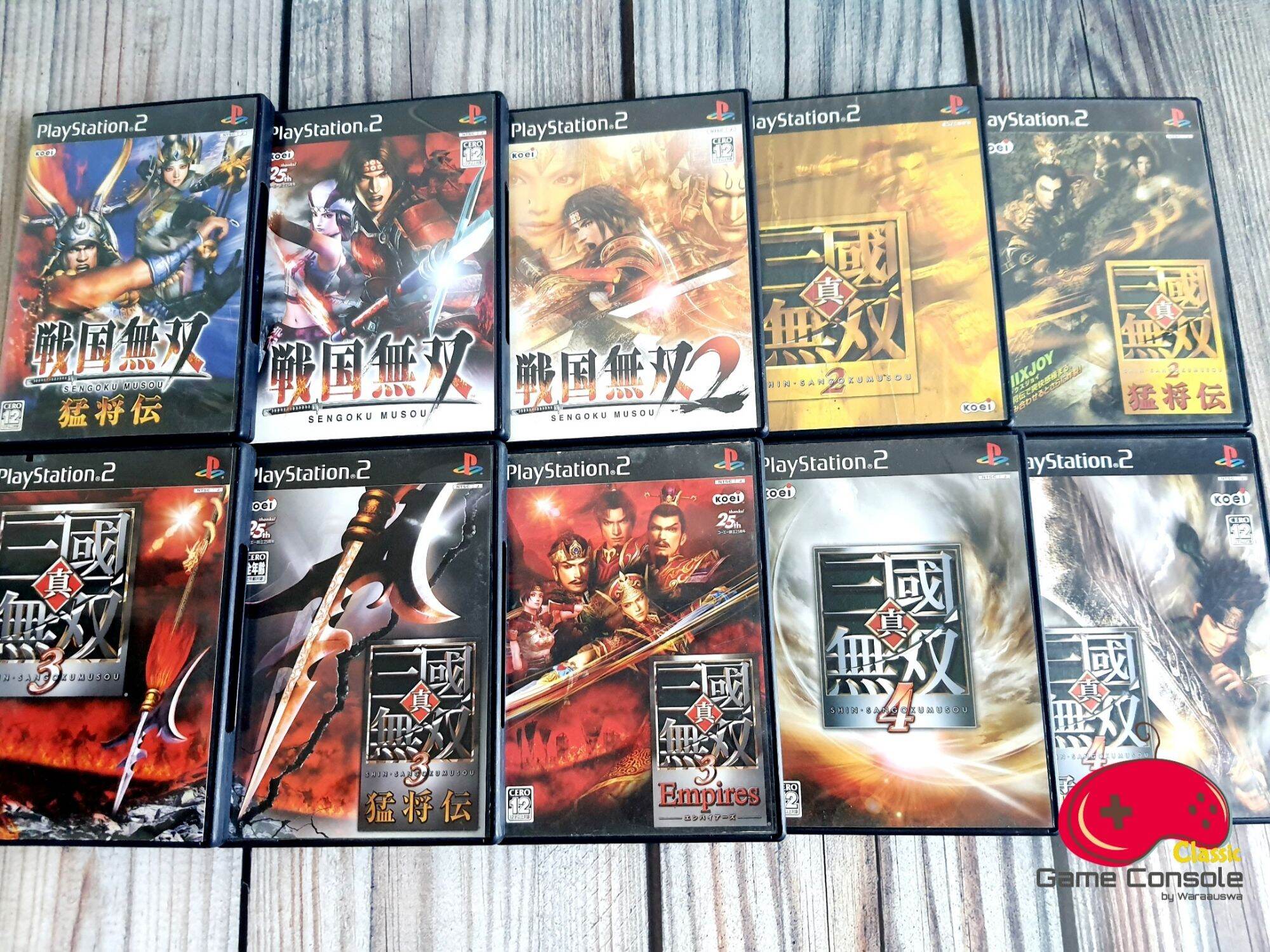 แผ่นเกมแท้ PS2- SHIN SANGOKUMUSOU สามก๊ก โซนญี่ปุ่น ราคา 200 บาท*ส่งฟรี