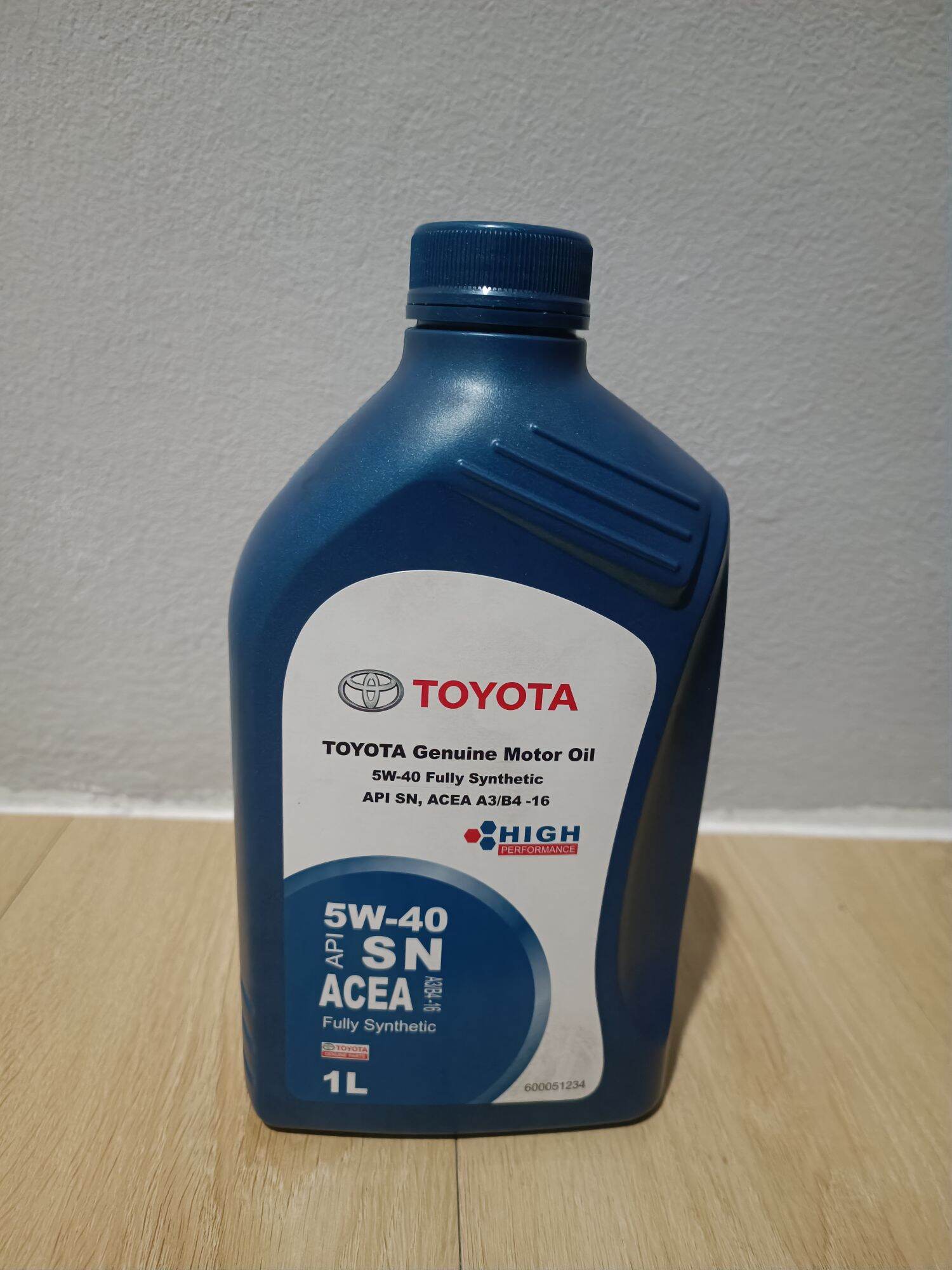 น้ำมันเครื่องสังเคราะห์ 100 toyota เกรด 5W-40 ขนาด 1 ลิตร (08880-83645/ ...