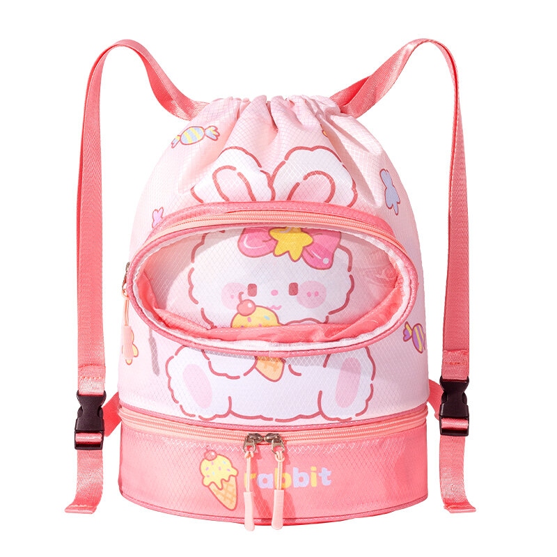 YUKE | Waterproof Wet-Dry Separation Cartoon Backpack Large Capacity