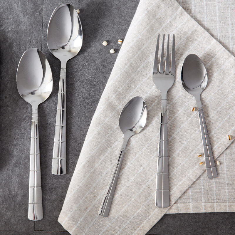 Home Home Stainless Steel Spoon Fork Long Handle Spork for Westernstyle Food Household