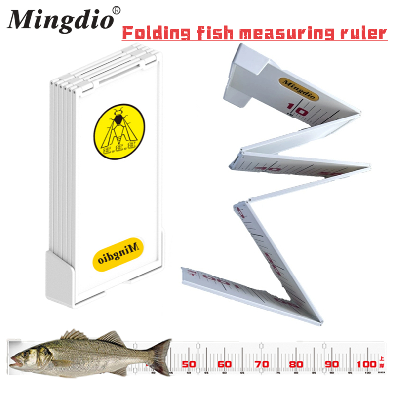 Portable fish measuring ruler can be folded，100 CM Folding Ruler