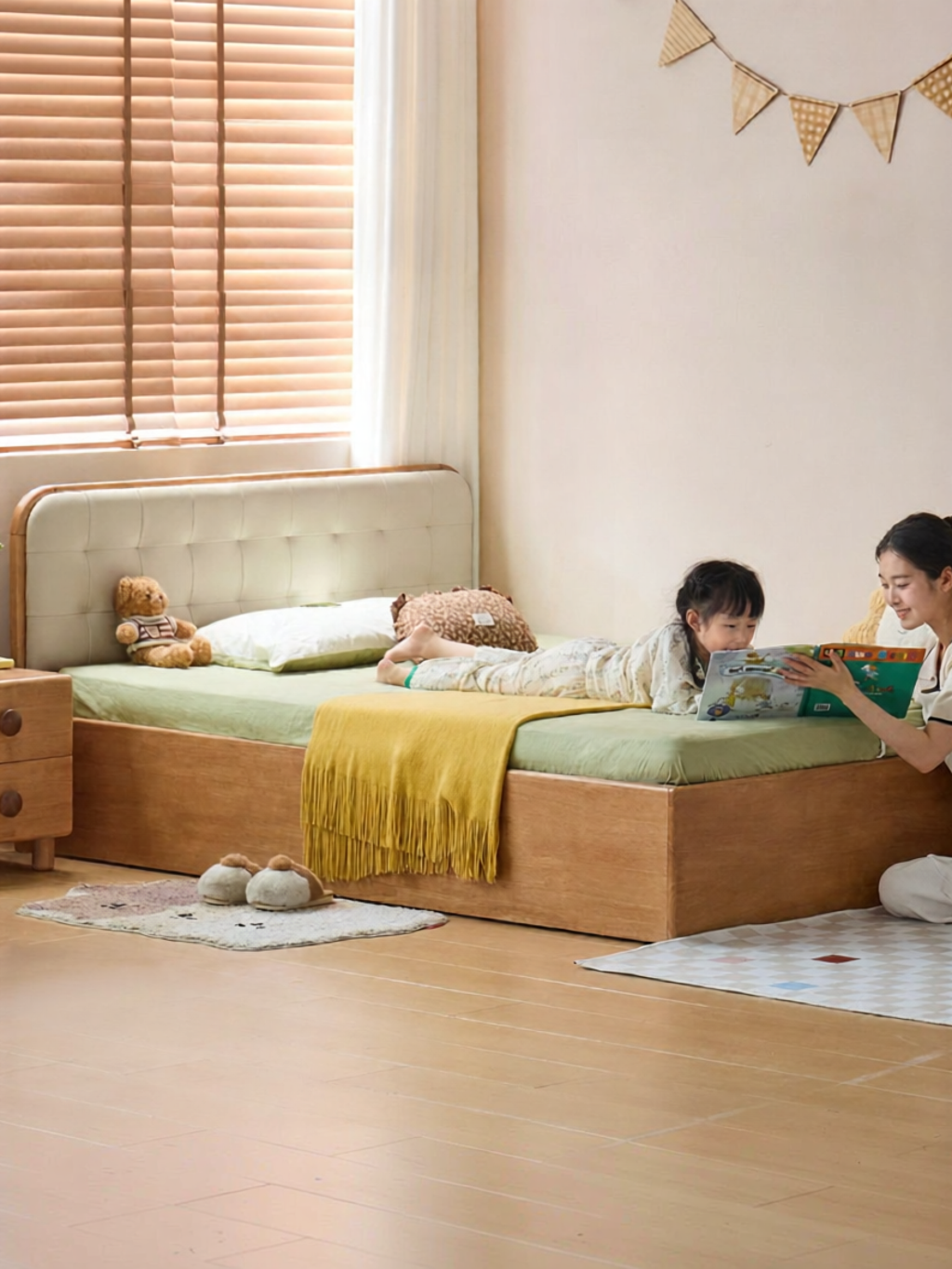 WEISHA | Children Wooden Storage Bed Single ราคา 24,075 บาท*ส่งฟรี