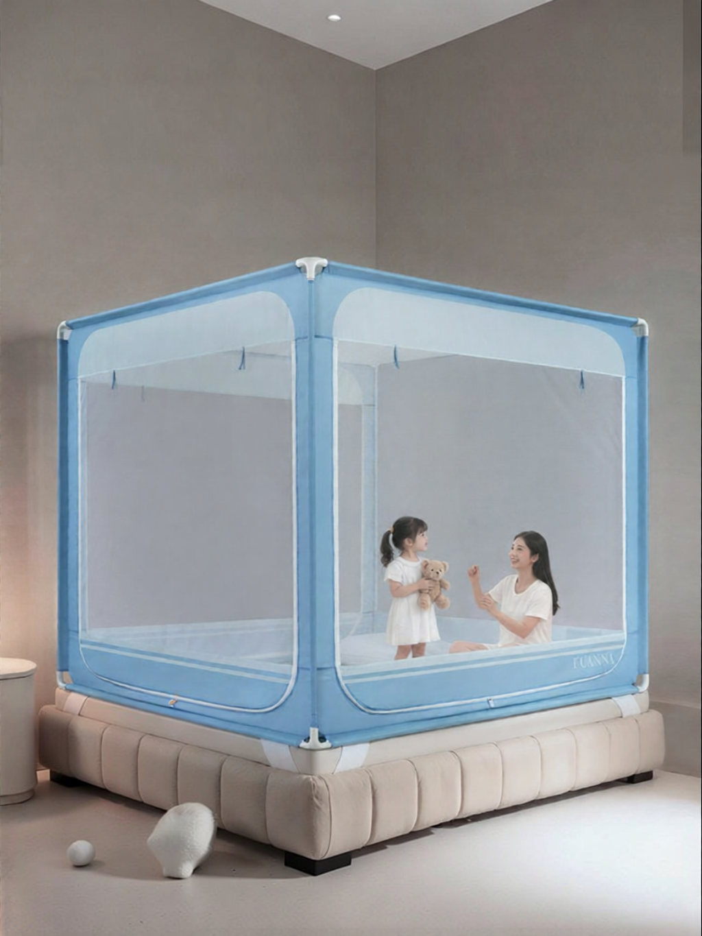 FUANNA (富安娜) | Anti-fall Full Enclosure Mosquito Net ราคา 7,008 บาท*ส่งฟรี