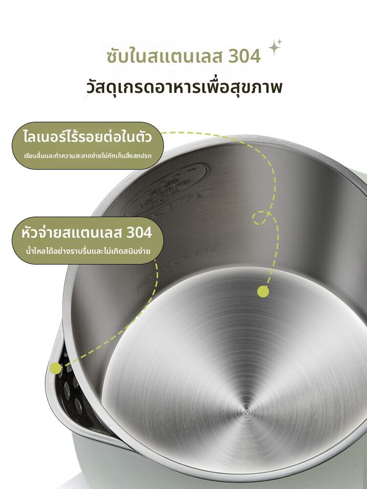 Bear | Large Capacity Stainless Steel Electric Kettle ราคา 2,105 บาท*ส่งฟรี