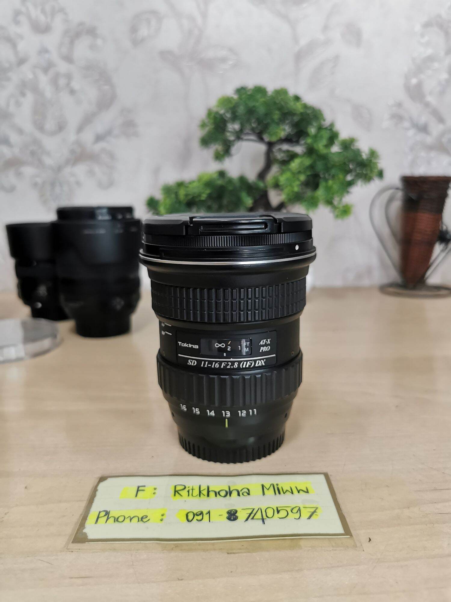 Tokina AT-X 11-16mm F2.8 Pro(IF)​ DX (FRO NIKON)​ ราคา 5,811 บาท*ส่งฟรี
