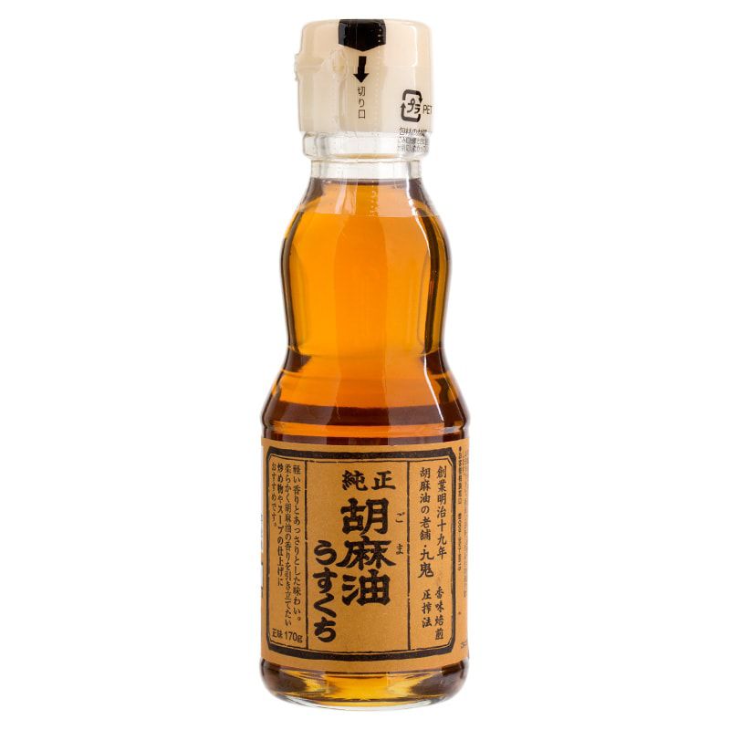 Kuki Sangyo, Usukuchi sesame oil น้ำมันงาอูซูกุชิผ่านกรรมวิธี น้ำมันงา 100% จากประเทศญี่ปุ่น ตรา คูกิ ซังเงียว 170 กรัม