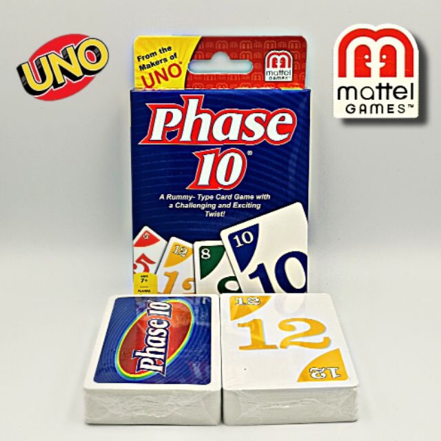 การ์ดเกม อูโน่ เฟส10 uno cardgame PHASE10