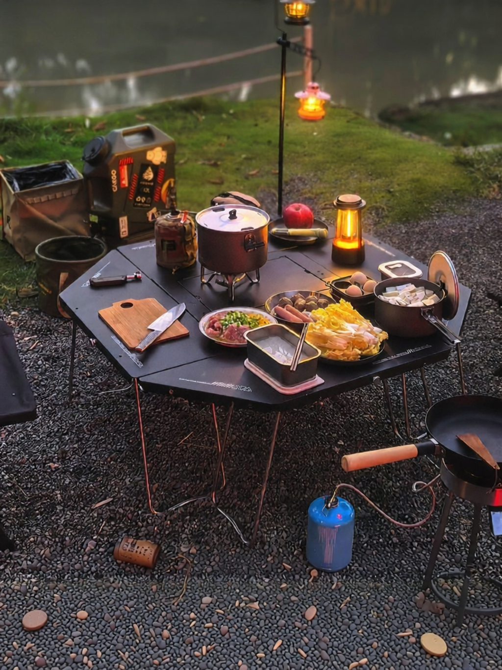 HOMFUL | Portable Camping Table and Chair Set - ยี่ห้อ HOMFUL ราคา 7,161 บาท*ส่งฟรี