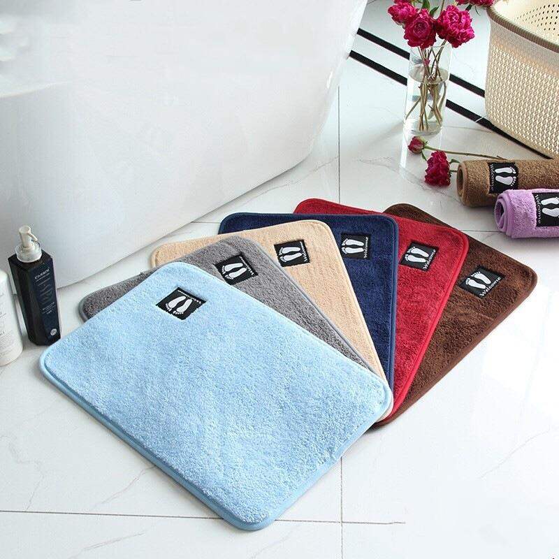 Top Way 40*60cm Doormat, Bathroom Doormat, Anti-Slip, Water Absorbent
