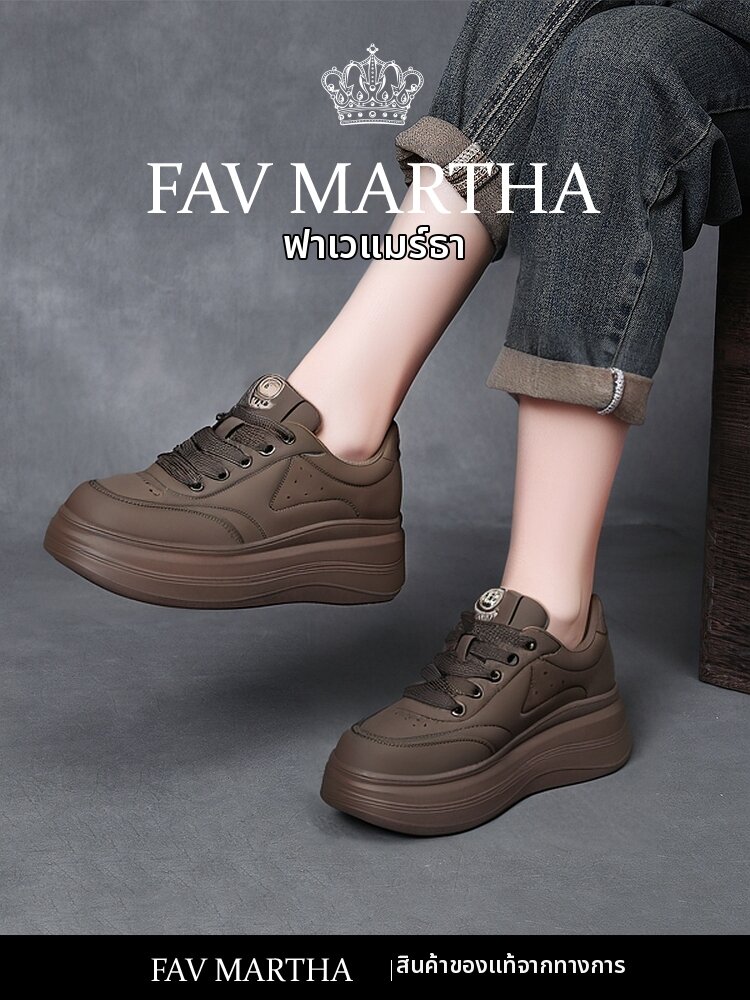 FAVMARTHA | Ultra-light Platform Women's Sneakers ราคา 8,020 บาท*ส่งฟรี