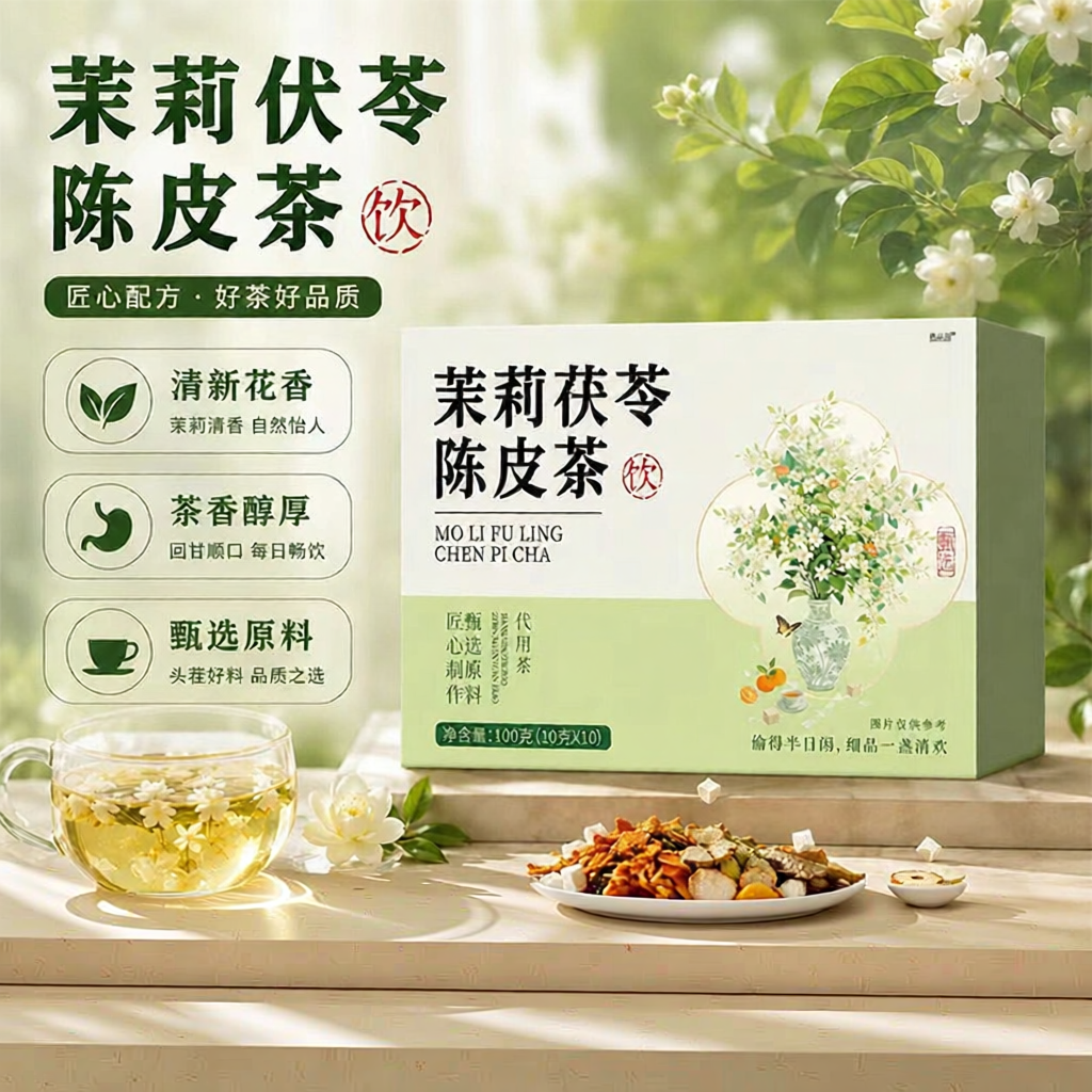 QIAOSHANGU | Jasmine Citrus Peel Tea ราคา 707 บาท*ส่งฟรี