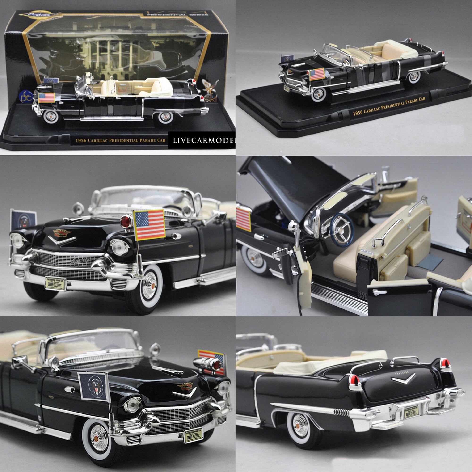 รถเหล็ก Presidential Series 1956 Cadillac Limousine Presidential