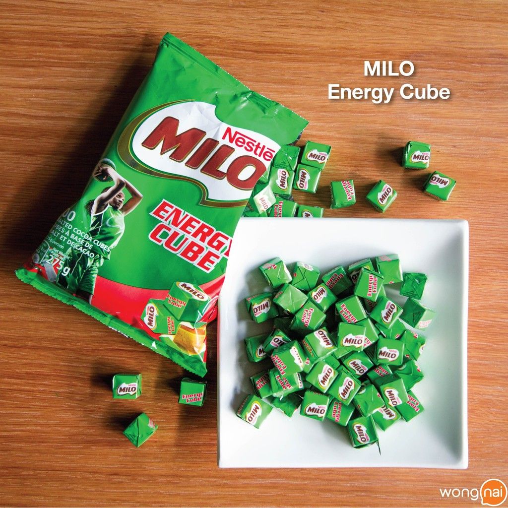 ?(ส่งฟรี) Milo Energy Cube ไมโลคิวป์ (1 ห่อ มี 100 เม็ด) สุดอร่อย ?