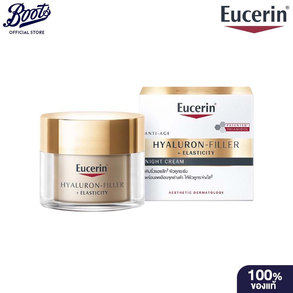 EUCERIN HYALURON-FILLER + ELASTICITY NIGHT CREAM ราคา 2,898 บาท*ส่งฟรี