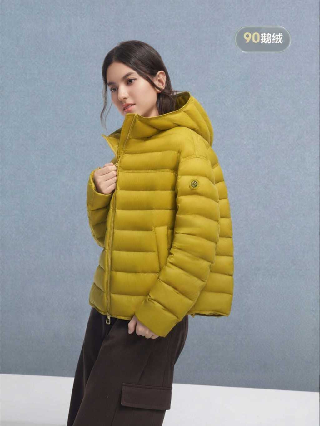 BOSIDENG | Hooded Quilted Down Jacket High Loft 90 Goose Down Short ราคา 6,487 บาท*ส่งฟรี