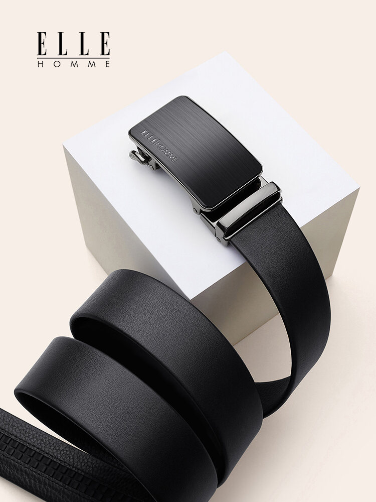 [ELLE HOMME | Men's 2024 New Leather Belt with Automatic Buckle,ELLE HOMME | Men's 2024 New Leather Belt with Automatic Buckle,] ราคา 3,204 บาท*ส่งฟรี