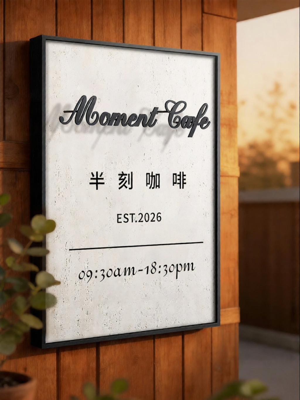 QIANGBIAO | Creative Advanced Business Sign ราคา 2,524 บาท*ส่งฟรี