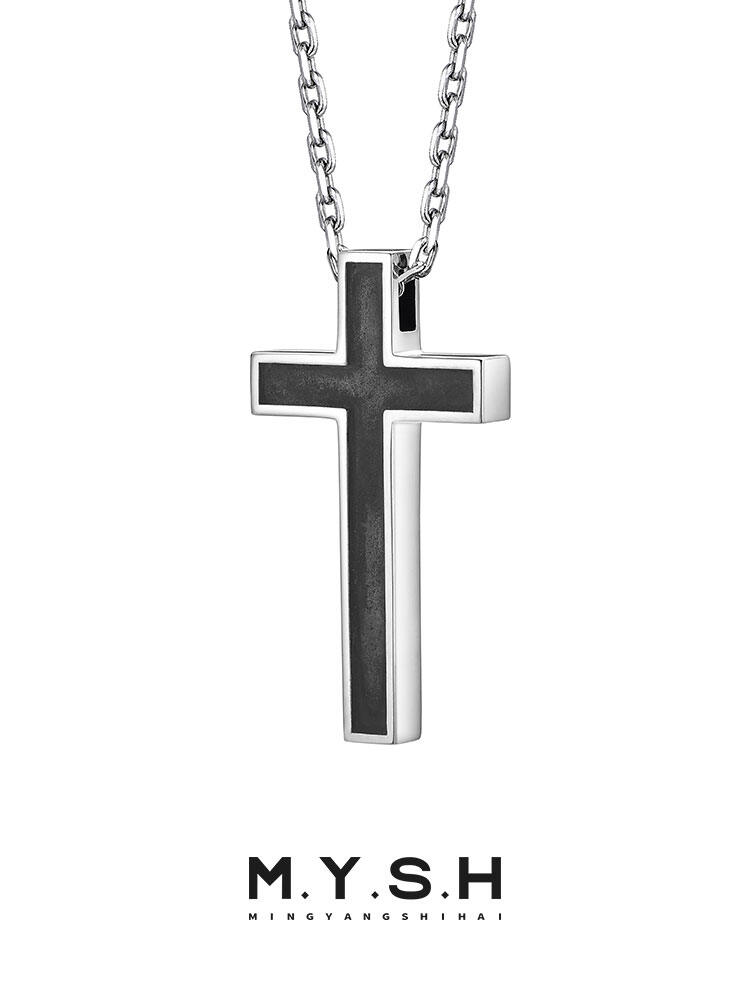 MINGYANGSHIHAI | Sleek Versatile Black Silver Necklace ราคา 5,044 บาท*ส่งฟรี
