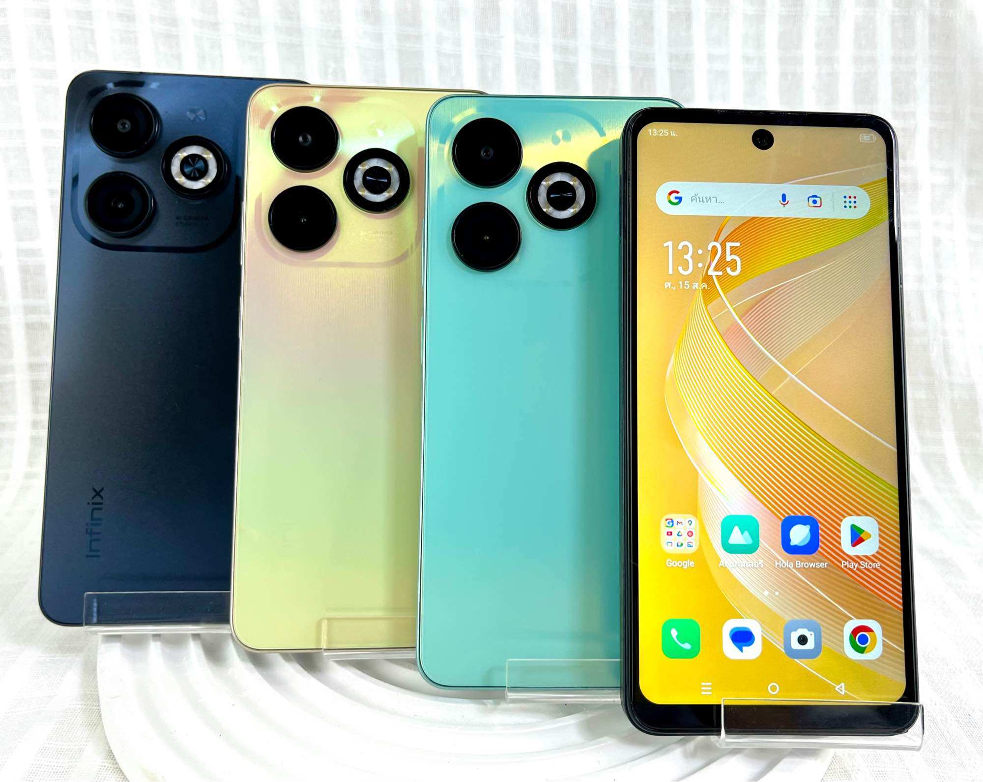 Infinix Smart 8, 6.6-Inch Screen, 3Gb Ram, 64Gb Rom, Android 13, 5,000 Mah Battery, Fast Charging, Supports All Networks. ราคา 1,590 บาท*ส่งฟรี