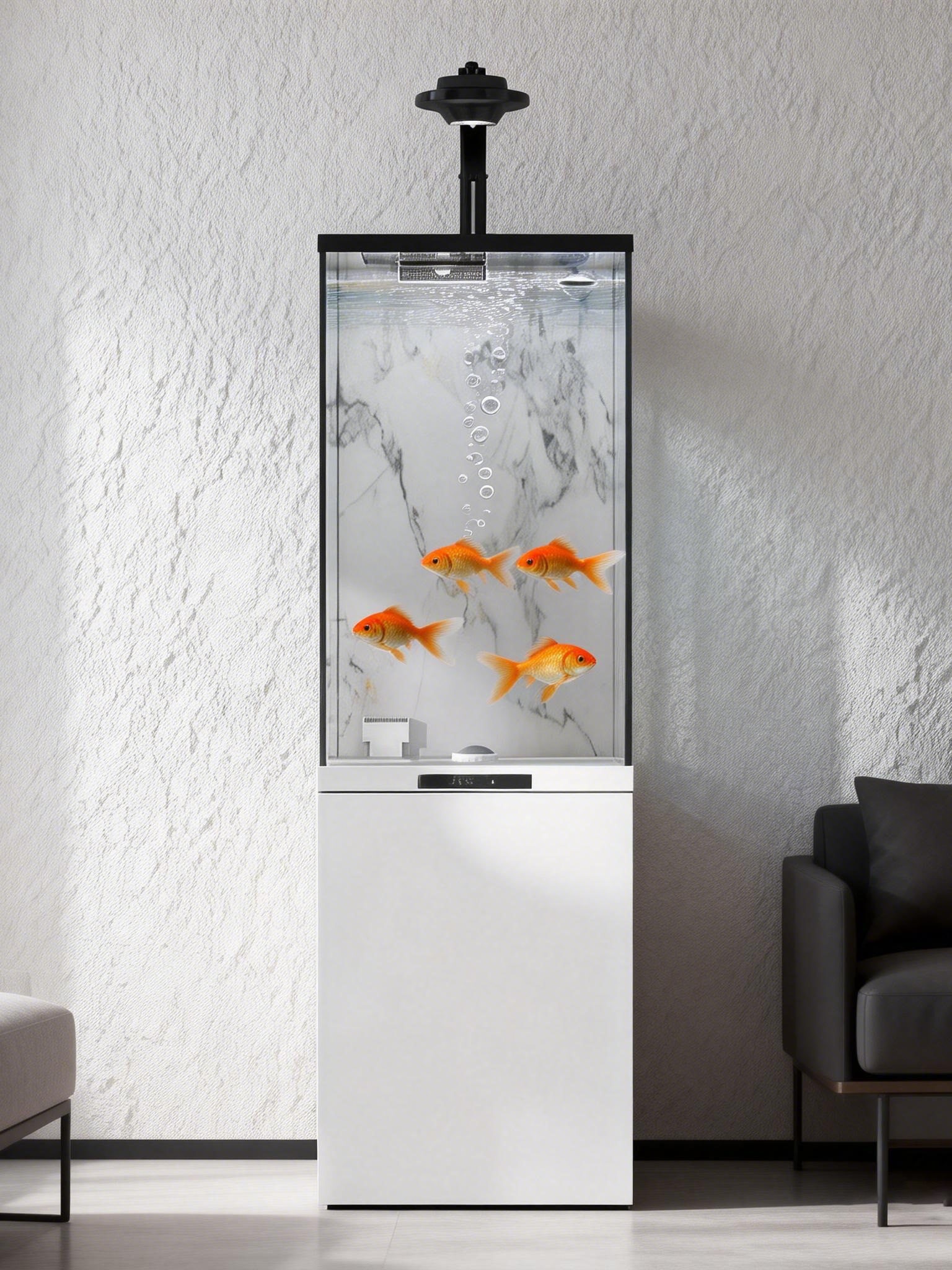 AJIASHUIZU | Ultra Clear Glass Small Ecological Self-Cycling Fish Tank ราคา 18,460 บาท*ส่งฟรี
