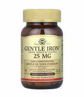 Solgar Gentle Iron® 25 mg 90 Vegetable Capsules เสริมธาตุเหล็ก