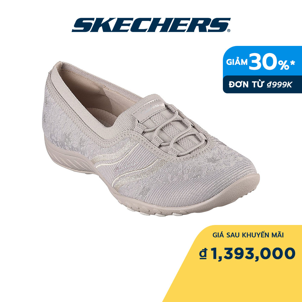 Skechers Nữ Giày Thể Thao Giặt Máy Được, Tập Gym, Đi Học, Đi Làm Active Breathe-Easy Air-Cooled Memory Foam - 100383-TPE