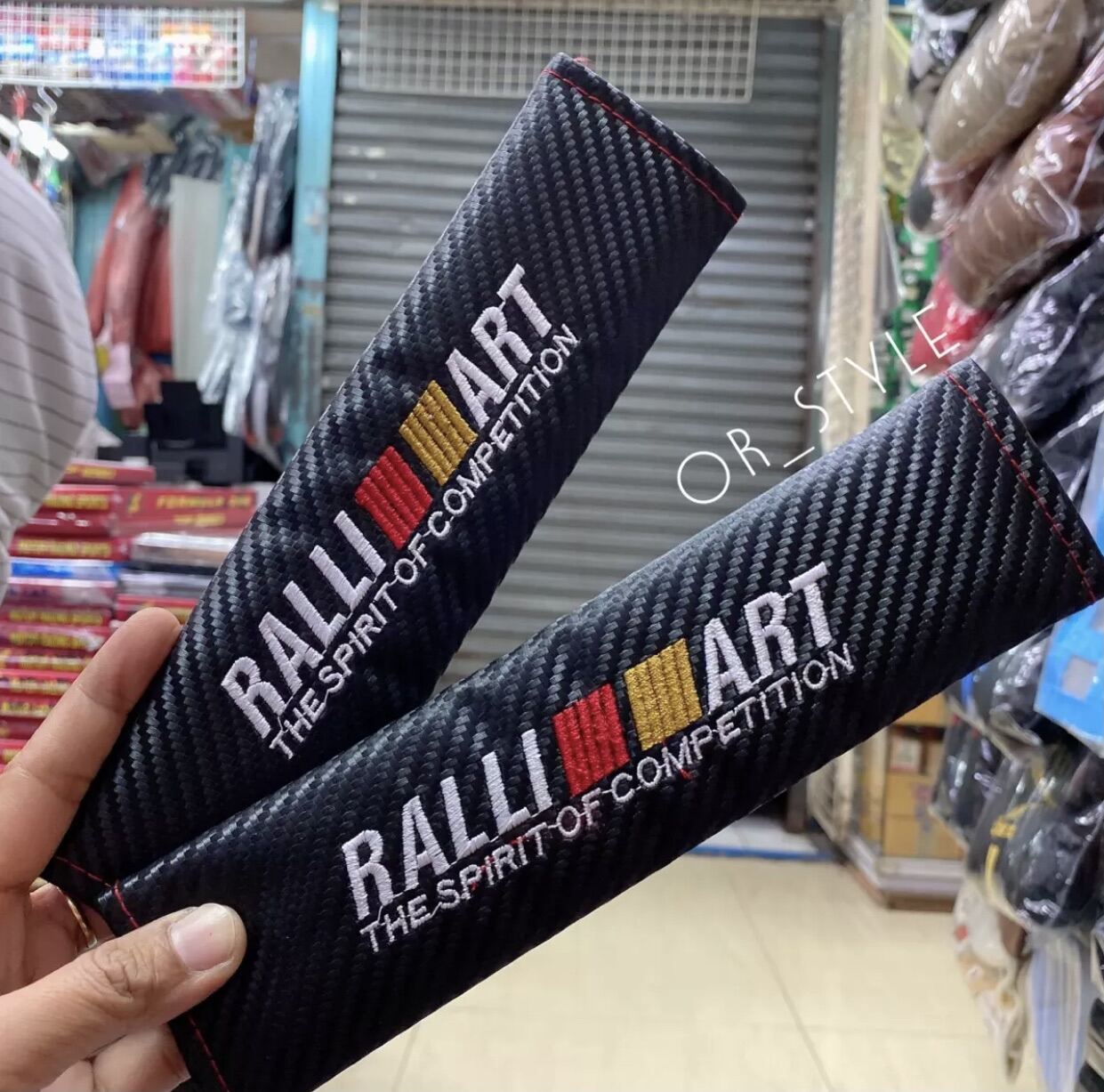 ที่หุ้มเบลท์หนัง เคฟล่าปักลาย RALLIART