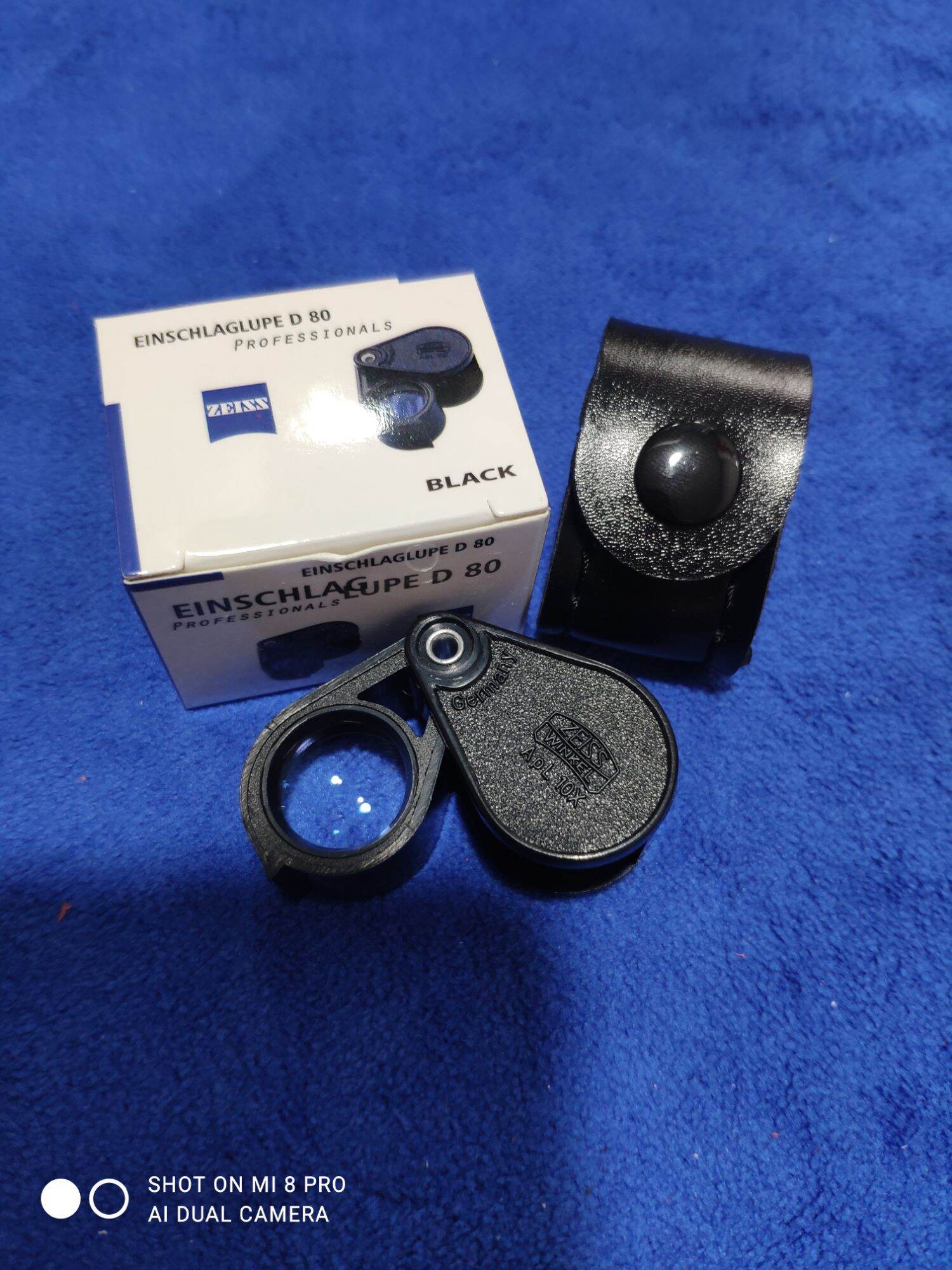 กล้องส่องพระ Zeiss​ D80 บอดี้ดำ 10x รับประกันแท้ ส่องชัดทุกตำหนิ แถมฟรีพระสมเด็จ ราคา 830 บาท*ส่งฟรี