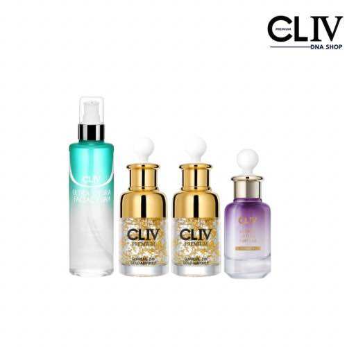 [เซตริ้วรอยแบบเร่งด่วน 💯] เติมความชุ่มชื้น ริ้วรอย ฟื้นฟู CLIV and 24k and ultra ultra hydra and retinal ราคา 7,060 บาท*ส่งฟรี
