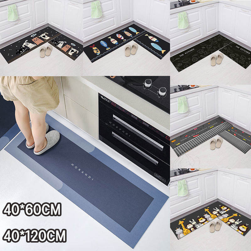พรมเช็ดเท้า ครัว แผ่นกันน้ำ พรม ห้องน้ำ แผ่นรองเท้า ห้องน้ำ ห้องนอน พรมน้ำ kitchen Waterproof pad carpet bathroom Foot pad
