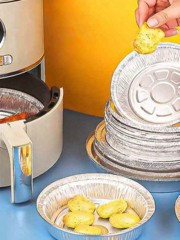 Defasilk | Air Fryer Compatible Oven Safe Aluminum Containers ราคา 146 บาท*ส่งฟรี