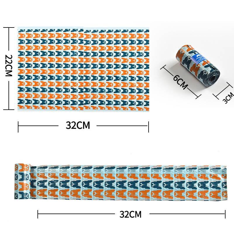 ^ถุงเก็บอึน้องหมารักษ์โลกค่ะ^^ 20ใบต่อม้วนลายสุนัข ย่อยสลายเองธรรมชาติ  Epi สําหรับสุนัข สินค้าอยู่ไทยพร้อมส่ง ราคาต่อม้วน