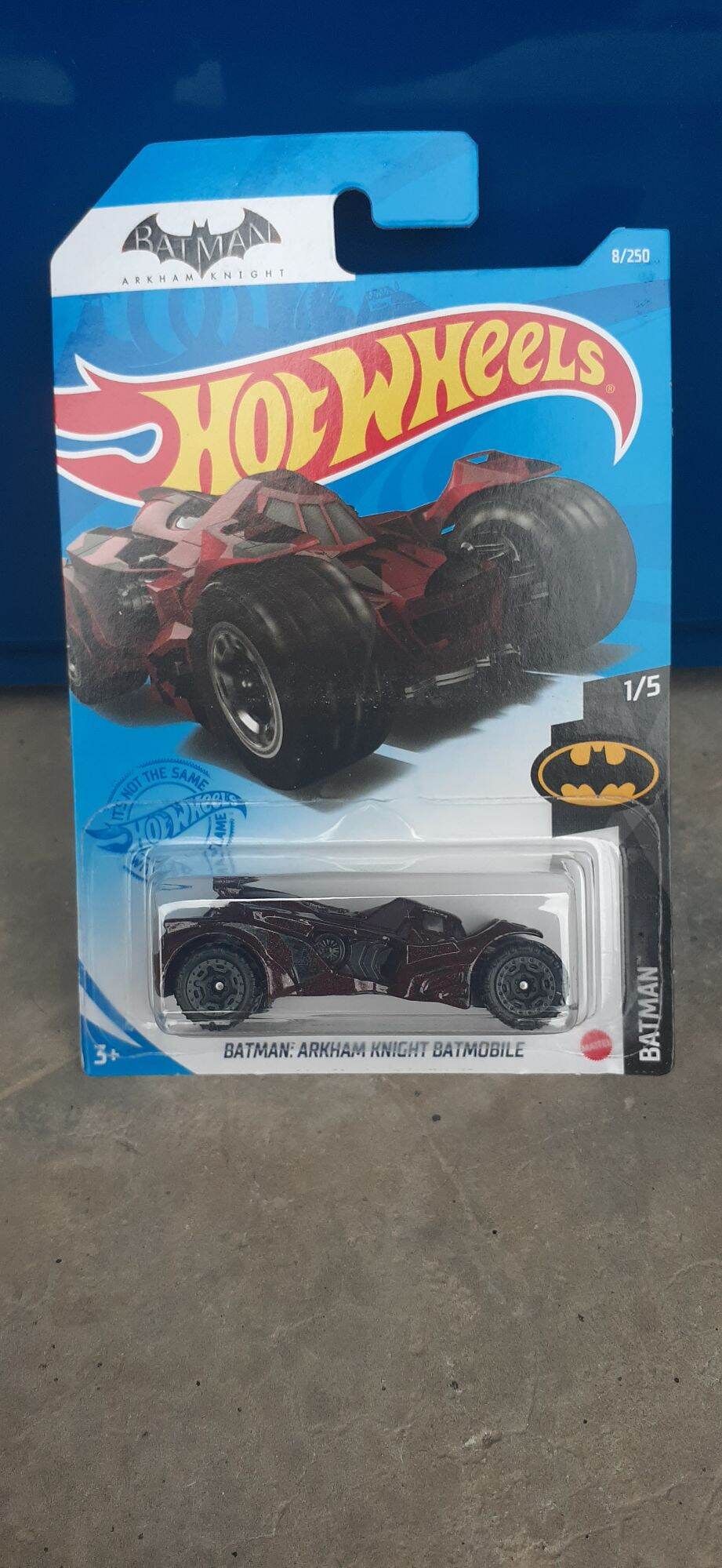 Hot Wheels Batman: Arkham Knight Batmobile. red