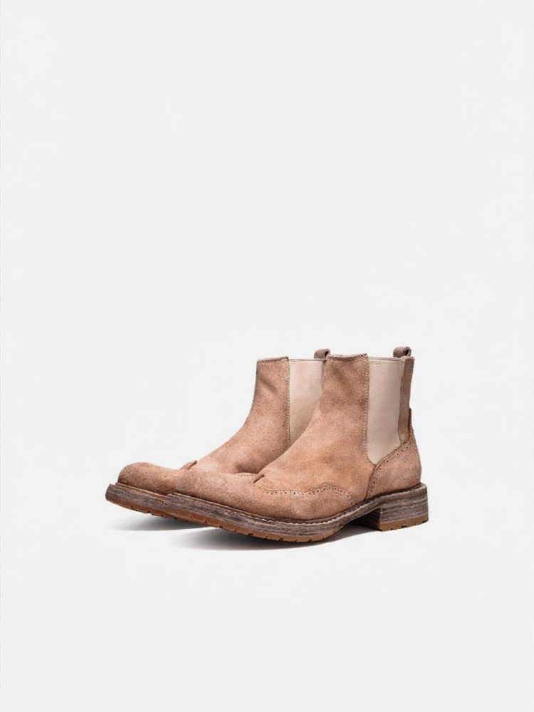 JUNBO | Premium Look Horse Leather Chelsea Boots ราคา 9,967 บาท*ส่งฟรี