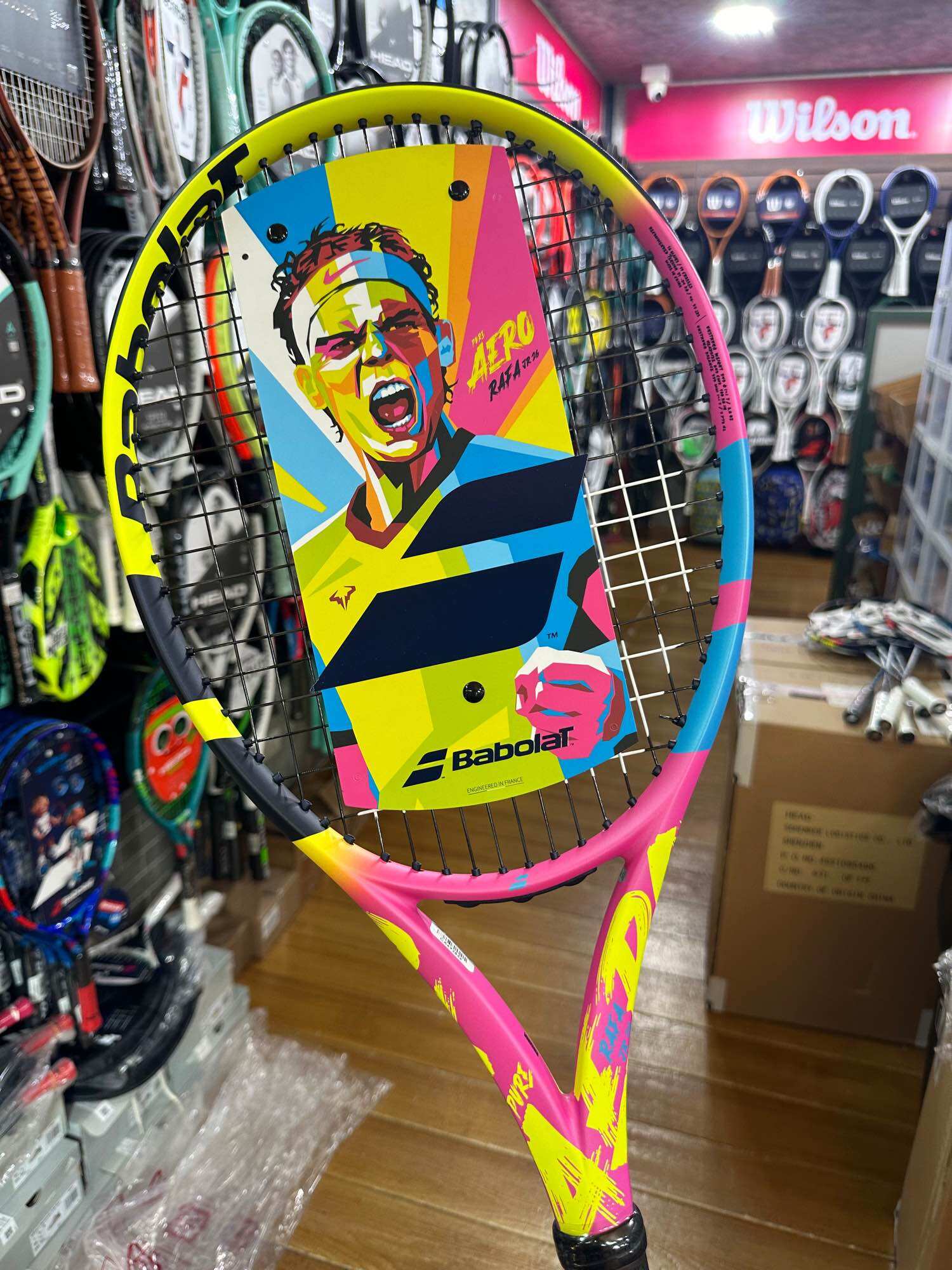 ไม้เทนนิสเด็ก BABOLAT PURE AERO RAFA JUNIOR 26 RACKET ราคา 5,000 บาท*ส่งฟรี