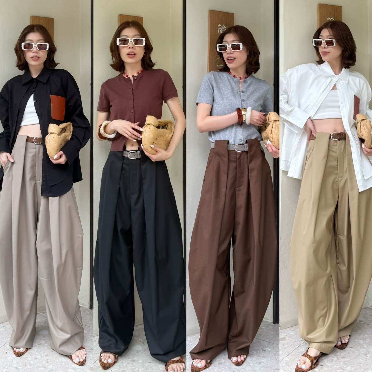 Ready to Send 🚩 2017 💂🏻 ‍ ♀️ New Arrival 💂🏻 ‍ ♀️ Studiox2 Balloon Baggy Pants (Smlxlxxl 990฿) Balloon Pants, Baggy Style, This Model Has a Beautiful Shape. ราคา 990 บาท*ส่งฟรี